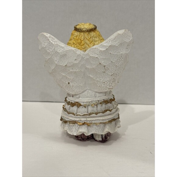 Such A Sweet 4.5" Resin Angel with Heart Decor - Picture 4 of 9